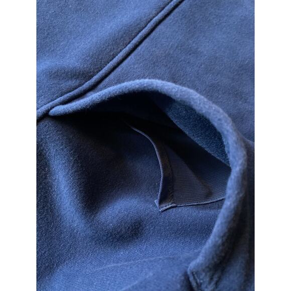 ATHLETA Blue Plush Lined Hoodie w/Tech Pocket sz Medium - Picture 10 of 12